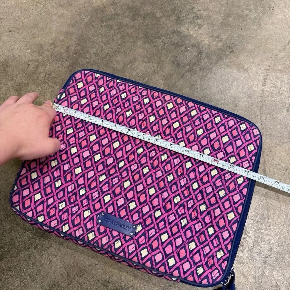 Vera Bradley diamond quilted laptop case cover